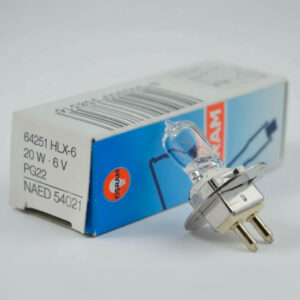 Lâmpada Halógena OSRAM 64251 6V 20W (Microscópio ZEISS)