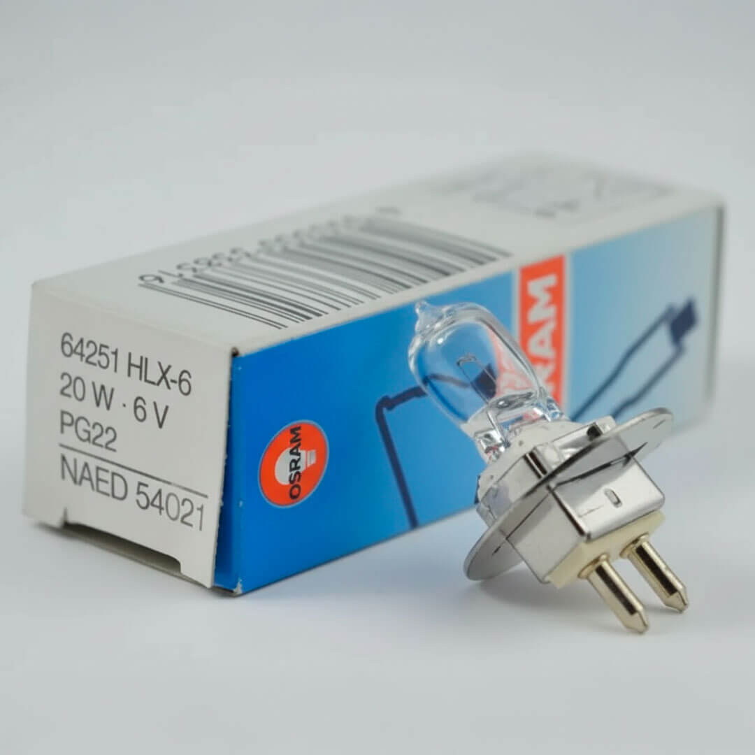 Lâmpada Halógena OSRAM 64251 6V 20W (Microscópio ZEISS)